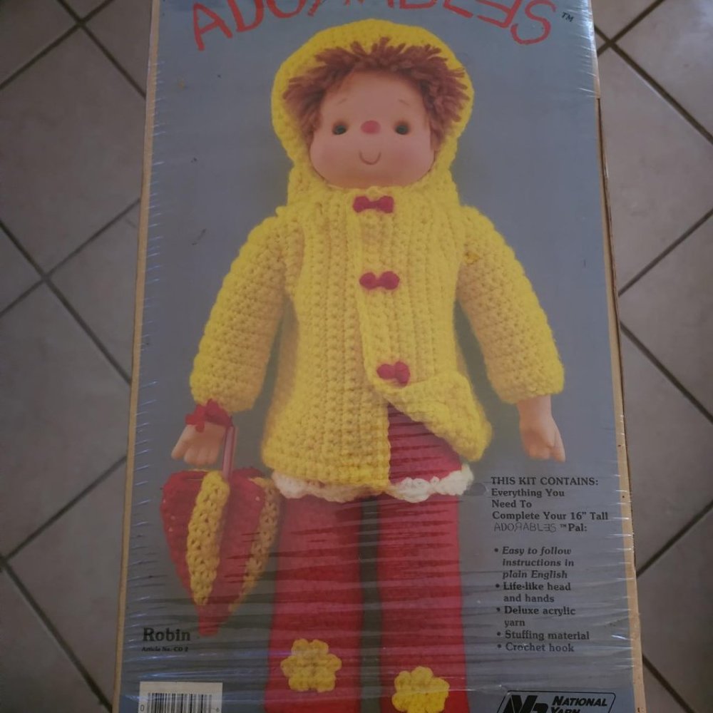 *NEW* Adorables 16" Crochet Girl Doll Kit